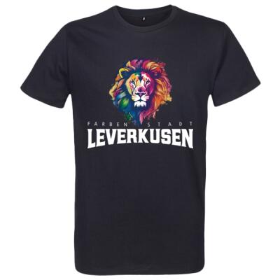 T-Shirt Farbenstadt Löwe | Unisex | farbig Miniaturansicht